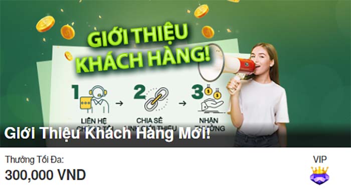 Giới thiệu khách hàng mới nhận 300k từ V9bet Giới thiệu khách hàng mới nhận 300k từ V9bet